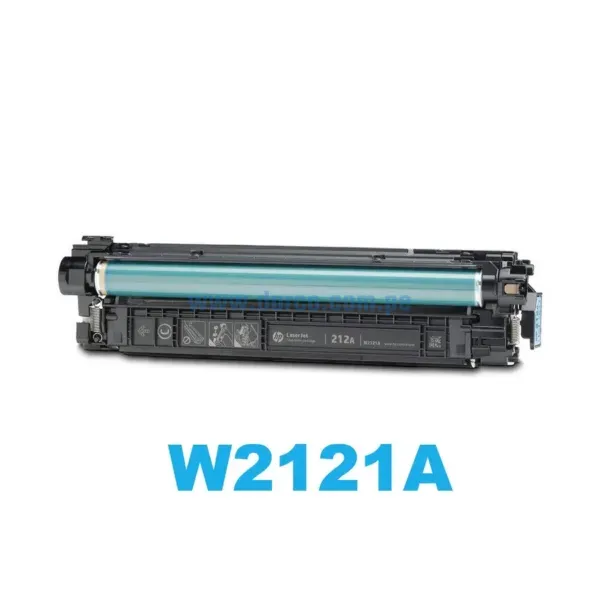 Toner Hp W2121A [212A] Cyan, Compatible Con Impresoras HP LaserJet M554 | M555 | MFP M578, Rendimiento 4.500 Paginas. Envios a Todo El Peru.