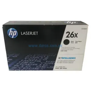Toner Hp CF226X (26X) Laserjet Pro M402 / MFP M426 Black, De Alto Rendimiento 9.000 Paginas De Impresion. Ingresa y Pide El Tuyo En: Darco.com.pe