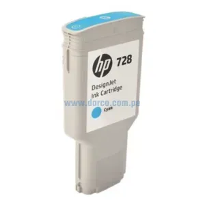 Tinta Hp F9K17A (728) 300ML DesignJet T830 / T730 Cyan, Alto Rendimiento 300 Mililitros. Ingresa y Pide El Tuyo En: Darco.com.pe