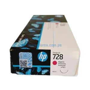 Tinta Hp F9K16A (728) 300ML DesignJet T830 / T730 Magenta, Alto Rendimiento 300 Mililitros, Ingresa y Pide El Tuyo En: Darco.com.pe