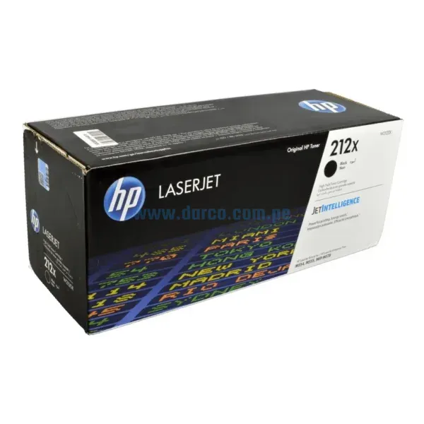 Toner Hp W2120X [212X] Black, Compatible Con Impresoras HP LaserJet M554 | M555 | MFP M578, Alto Rendimiento 13.000 Paginas. Envios a Todo El Peru.