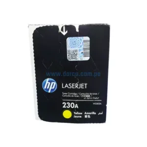 Toner Hp W2302A (230A) Laserjet Pro M4203 / MFP M4303 Amarillo, Rendimiento 1.800 Paginas De Impresion. Ingresa y Pide El Tuyo En: Darco.com.pe