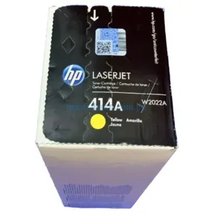 Toner Hp W2022A (414A) Color Amarillo, Compatible Con Impresoras Hp LaserJet Enterprise Pro M454dw / MFP M479fdn / M479dw / M479fdw, Rendimiento 2.100 Paginas.