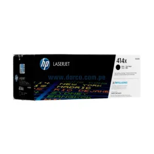 Toner Hp W2020X (414X) Black, Compatible Con Impresoras Hp LaserJet Enterprise Pro M454dw / MFP M479fdn / M479dw / M479fdw, Rendimiento 7.500 Paginas.