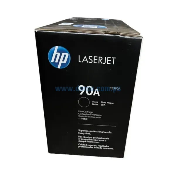 Toner Hp CE390A [90A] Black, Compatible Con Impresoras HP LaserJet M4555 | M602n | M602x, Rendimiento 10.000 Paginas. Envios a Todo El Peru.