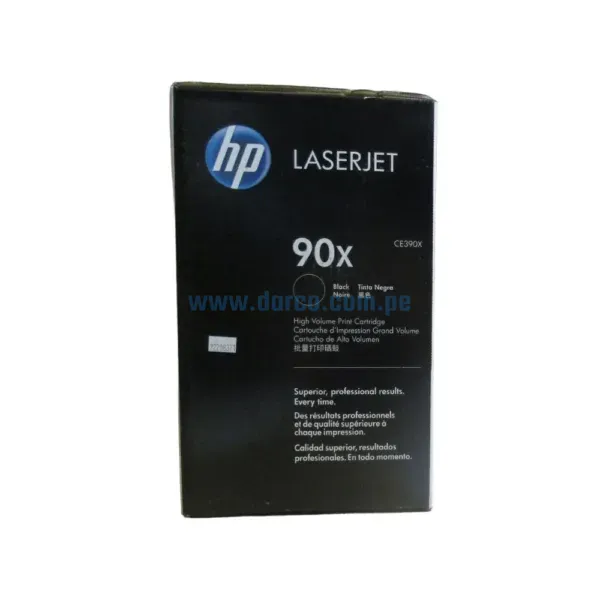 Toner Hp CE390X [90X] Black, Compatible Con Impresoras HP LaserJet M4555 | M602n | M602x, Alto Rendimiento 10.000 Paginas. Envios a Todo El Peru.