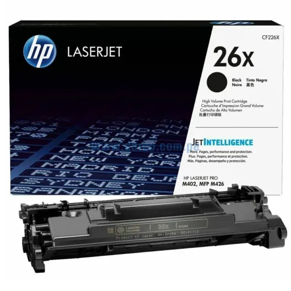 Toner Hp CF226X (26X) Laserjet Pro M402 / MFP M426 Black, De Alto Rendimiento 9.000 Paginas De Impresion. Ingresa y Pide El Tuyo En: Darco.com.pe