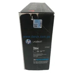 Toner Hp CF226X (26X) Laserjet Pro M402 / MFP M426 Black, De Alto Rendimiento 9.000 Paginas De Impresion. Ingresa y Pide El Tuyo En: Darco.com.pe