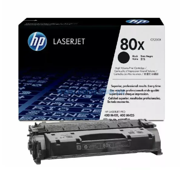 Toner Hp CF280X (80X) Black, Compatible Con Impresoras HP LaserJet Pro M425dn / M401d / M401dne, Alto Rendimiento 6.900 Paginas. Envios a Todo El Peru.