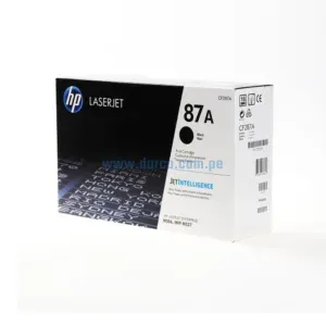 Toner Hp CF287A (87A) LaserJet Enterprise M506 / MFP M527 Negro, Rendimiento 9.000 Páginas De Impresion. Ingresa y Pide El Tuyo.