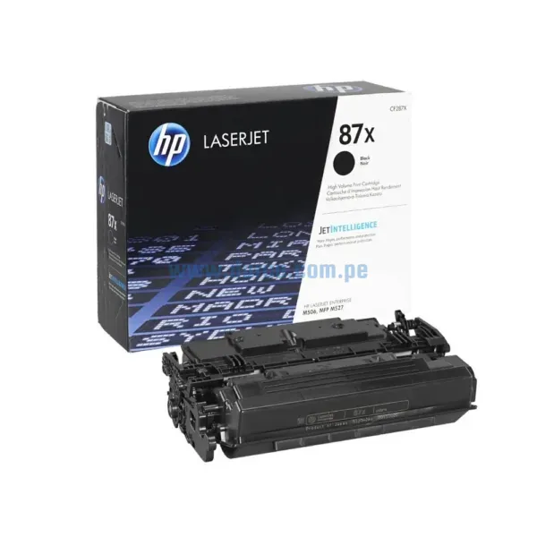 Toner Hp CF287X (87X) LaserJet Enterprise M506 / MFP M527 Negro, Rendimiento 18.000 Páginas De Impresion. Ingresa y Pide El Tuyo.