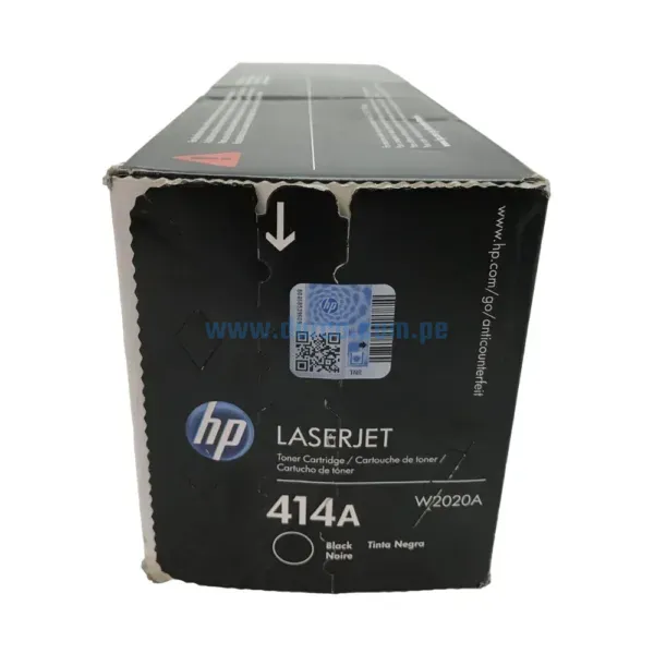 Toner Hp W2020A (414A) Black, Compatible Con Impresoras Hp LaserJet Enterprise Pro M454dw / MFP M479fdn / M479dw / M479fdw, Rendimiento 2.400 Paginas.