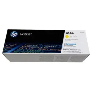 Toner Hp W2022A (414A) Color Amarillo, Compatible Con Impresoras Hp LaserJet Enterprise Pro M454dw / MFP M479fdn / M479dw / M479fdw, Rendimiento 2.100 Paginas.