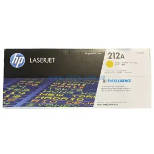 Toner Hp W2122A [212A] Amarillo, Compatible Con Impresoras HP LaserJet M554 | M555 | MFP M578, Rendimiento 4.500 Paginas. Envios a Todo El Peru.