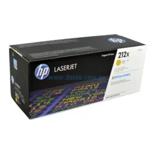 Toner Hp W2122X [212X] Amarillo, Compatible Con Impresoras HP LaserJet M554 | M555 | MFP M578, Alto Rendimiento 10.000 Paginas. Envios a Todo El Peru.