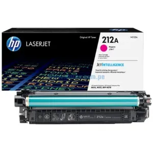 Toner Hp W2123A [212A] Magenta, Compatible Con Impresoras HP LaserJet M554 | M555 | MFP M578, Rendimiento 4.500 Paginas. Envios a Todo El Peru.