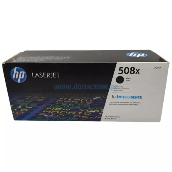 Toner Hp CF360X [508X] Black, Compatible Con Impresoras HP LaserJet MFP M553 | M552 | M5677, Alto Rendimiento 12.500 Paginas. Envios a Todo El Peru.