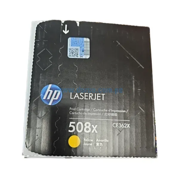Toner Hp CF362X [508X] Yellow, Compatible Con Impresoras HP LaserJet MFP M553 | M552 | M5677, Alto Rendimiento 9.500 Paginas. Envios a Todo El Peru.