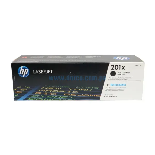 Toner Hp CF400X [201X] Black, Compatible Con Impresoras HP LaserJet MFP M277 | M252, Alto Rendimiento 2.800 Paginas. Envios a Todo El Peru.
