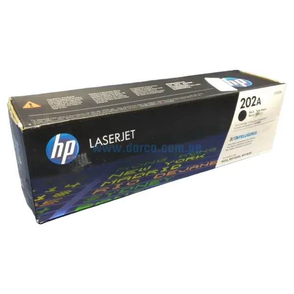 Toner Hp CF500A [202A] Black, Compatible Con Impresoras HP LaserJet Pro M254dw | M281fdw, Rendimiento 1.400 Paginas. Envios a Todo El Peru.