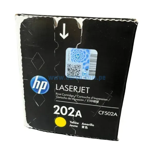 Toner Hp CF502A [202A] Yellow, Compatible Con Impresoras HP LaserJet Pro M254dw | M281fdw, Rendimiento 1.300 Paginas. Envios a Nivel Nacional.