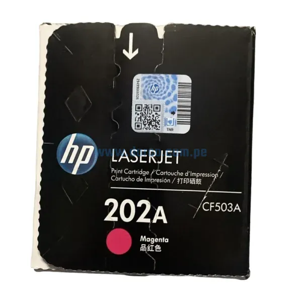 Toner Hp CF503A [202A] Magenta, Compatible Con Impresoras HP LaserJet Pro M254dw | M281fdw, Rendimiento 1.300 Paginas. Envios a Nivel Nacional.