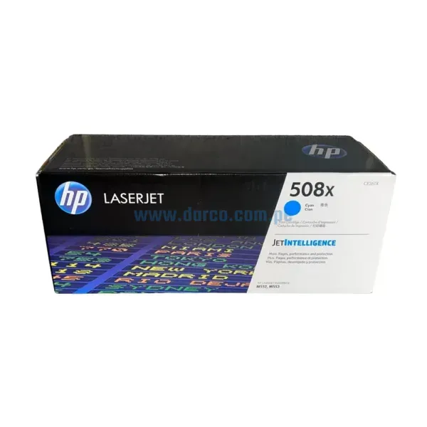 Toner Hp CF361X [508X] Cyan, Compatible Con Impresoras HP LaserJet MFP M553 | M552 | M5677, Alto Rendimiento 9.500 Paginas. Envios a Todo El Peru.