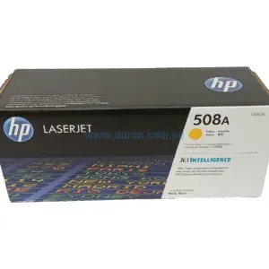 Toner Hp CF362A [508A] Yellow, Compatible Con Impresoras HP LaserJet MFP M553 | M552 | M5677, Rendimiento 5.000 Paginas. Envios a Todo El Peru.