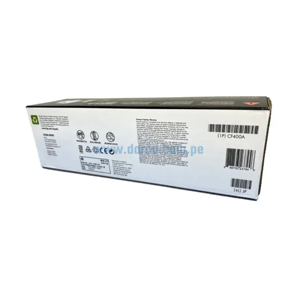 Toner Hp CF400A [201A] Black, Compatible Con Impresoras HP LaserJet MFP M277 | M252, Rendimiento 1.500 Paginas. Envios a Todo El Peru.