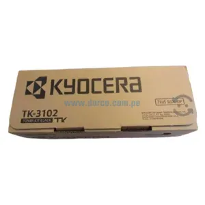 Cartucho De Toner Kyocera TK-3102 Black. Para Impresoras Kyocera FS-2100DN / Ecosys M3040IDN, Rendimiento 12,500 Páginas. Envios A Nivel Nacional.