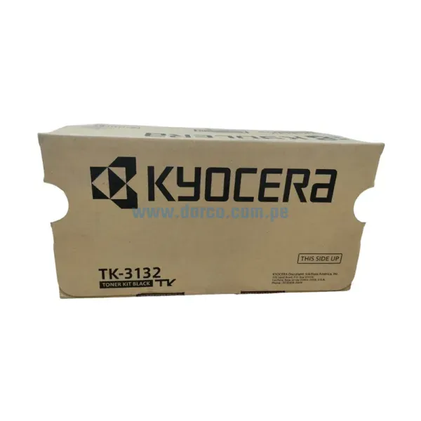 Cartucho De Toner Kyocera TK-3132 Black. Para Impresoras Kyocera FS-4300DN / Ecosys M3560IDN, Rendimiento 25,000 Páginas. Envios A Nivel Nacional.