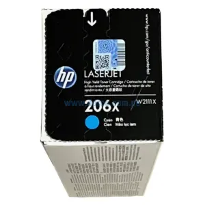Toner Hp W2111X [206X] Cyan, Compatible Con Impresoras HP LaserJet Pro M255dw | M283fdw, Alto Rendimiento 2.450 Paginas. Envíos a Todo El Peru.