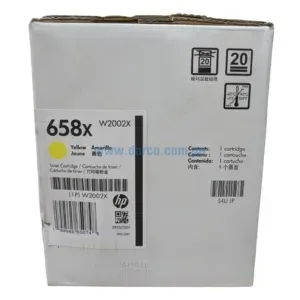 Toner Hp W2002X (658X) amarillo, Compatible Con Impresoras HP LaserJet Enterprise M751 / m571, Alto Rendimiento 28.000 Paginas. Envíos a Todo El Peru.
