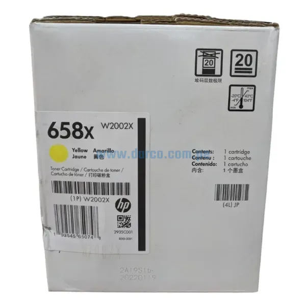 toner-hp-658x--w2002x-laserjet-m751-m571-amarillo Toner Hp W2002X (658X) amarillo, Compatible Con Impresoras HP LaserJet Enterprise M751 / m571, Alto Rendimiento 28.000 Paginas. Envíos a Todo El Peru.