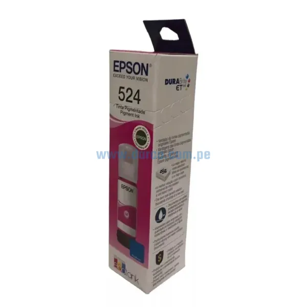 tinta-epson-524-t524320-l15150-l15160-magenta Tinta Epson T524320 (524) 17.26 ml. Magenta, Para Impresoras L15150 / L15160, Rendimiento 6.000 Paginas, Ingresa y Pide El Tuyo En: Darco.com.pe