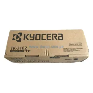 Toner Kyocera TK-3162 1T02T90US0 Black. Para Impresoras Kyocera Ecosys P3045DN / M3145IDN, Rendimiento 12.500 Páginas. Envios A Nivel Nacional.