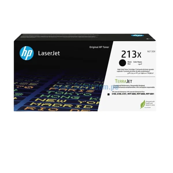 Toner Hp W2130X (213X) Laserjet 5700dn | 6700dn | MFP 5800dn | 6800dn Black, Alto Rendimiento 9.000 Paginas De Impresion. Envios A Nivel Nacional