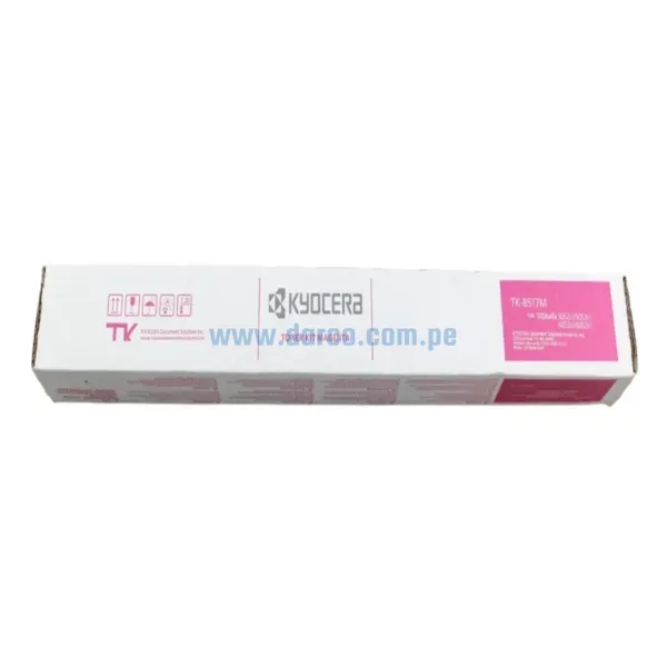 Toner Kyocera TK-8517M 1T02NDBCS0 Magenta. Para Impresoras Kyocera Taskalfa 6052CI / 6053CI, Rendimiento 20.000 Páginas. Envios A Nivel Nacional.