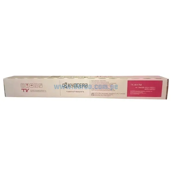Toner Kyocera TK-8517M 1T02NDBCS0 Magenta. Para Impresoras Kyocera Taskalfa 6052CI / 6053CI, Rendimiento 20.000 Páginas. Envios A Nivel Nacional.