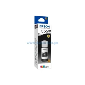 Tinta Epson T555120-AL (555) Para Impresoras L8160 / L8180 Negro Foto, Rendimiento 70.00 ml. Ingresa y Pide El Tuyo En: Darco.com.pe