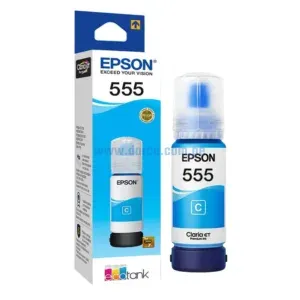 Tinta Epson T555220-AL (555) Para Impresoras L8160 / L8180 Cyan, Rendimiento 70.00 ml, Ingresa y Pide El Tuyo En: Darco.com.pe