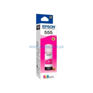 Tinta Epson T555320-AL (555) Para Impresoras L8160 / L8180 Magenta, Rendimiento 70.00 ml, Ingresa y Pide El Tuyo En: Darco.com.pe
