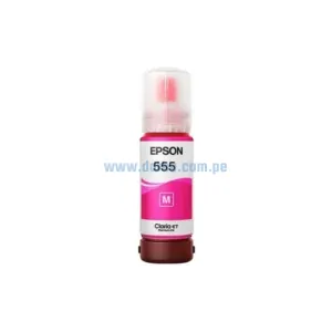 Tinta Epson T555320-AL (555) Para Impresoras L8160 / L8180 Magenta, Rendimiento 70.00 ml, Ingresa y Pide El Tuyo En: Darco.com.pe