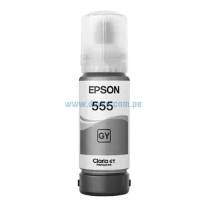 Tinta Epson T555520-AL (555) Para Impresoras L8160 / L8180 Gris, Rendimiento 70.00 ml., Ingresa y Pide El Tuyo En: Darco.com.pe