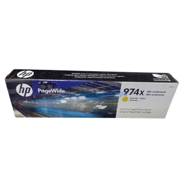 Tinta Hp L0S05AL (974XL) Amarillo, HP PageWide 452DW / 577DW Alto Rendimiento 7.000 Paginas. Realizamos Envios A Nivel Nacional.