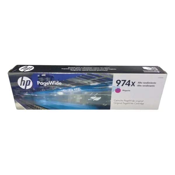 Tinta Hp L0S02AL (974XL) Magenta, HP PageWide 452DW / 577DW Alto Rendimiento 7.000 Paginas. Realizamos Envios A Nivel Nacional.