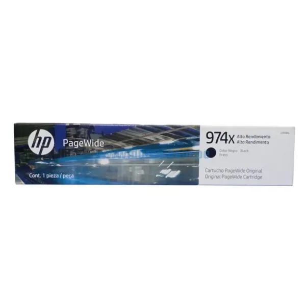 Tinta Hp L0S08AL (974XL) Negro, HP PageWide 452DW / 577DW Alto Rendimiento 10.000 Paginas. Realizamos Envios A Nivel Nacional