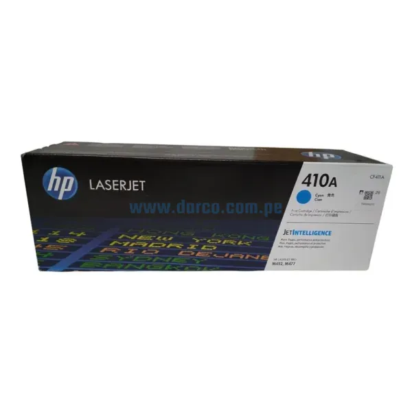 toner-hp-cf411a-410a-laserjet-mfp-m477-m452-cian Toner Hp CF411A (410A) Cyan, Compatible Con Impresoras Hp LaserJet Pro M452dn / M452dw / M452nw / MFP M477fdn / M477fdw / M477fnw.
