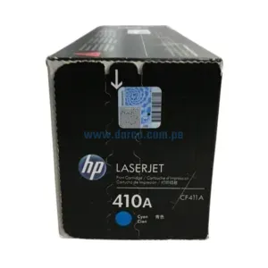 Toner Hp CF411A (410A) Cyan, Compatible Con Impresoras Hp LaserJet Pro M452dn / M452dw / M452nw / MFP M477fdn / M477fdw / M477fnw.