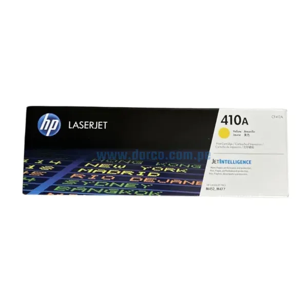 toner-hp-cf412a-410a-laserjet-mfp-m477-m452-amarillo Toner Hp CF412A (410A) Amarillo, Compatible Con Impresoras Hp LaserJet Pro M452dn / M452dw / M452nw / MFP M477fdn / M477fdw / M477fnw.